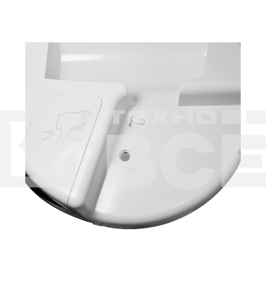 Фен для волос настенный Puff 1202, белый