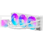 Система жидкостного охлаждения Water Cooling System Geometric Future Eskimo Pro 360 (240W, 360мм, ARGb, белый/Fans: 3x120мм, 80.81CFM, 34.2dBA, 2000RPM/Pump height 54мм, 3200RPM, Rad thickness 27мм/S: 1851, 1700, 1200, 115X, 2011, 2066, AM5, AM4), фото7