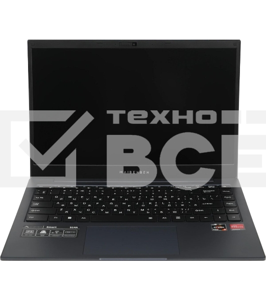 Ноутбук MAIBENBEN S14A Ryzen 5 Pro 4650U 8Gb SSD 256Gb AMD Radeon Graphics 14 FHD IPS Cam 38Вт*ч Linux Темно-синий S14A-R545UMA1SLURE0