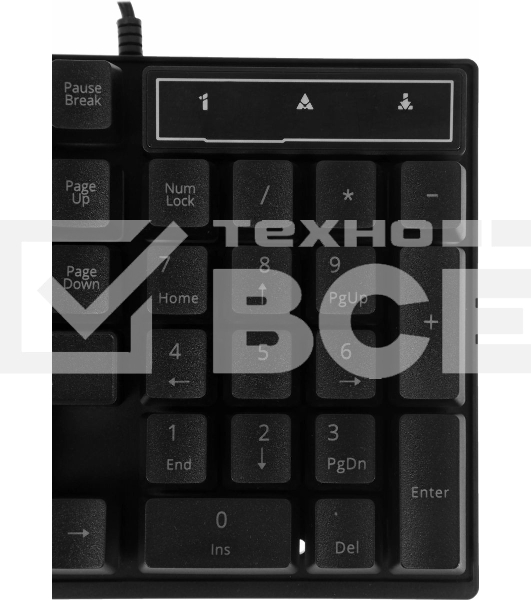 Комплект клавиатура + мышка +PAD Defender AURA MKP-117 RU