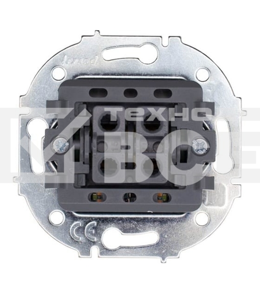 Выключатель 2-кл. СП OSEN 10А IP20 с подсветкой механизм бел. LEZARD 743-0288-112