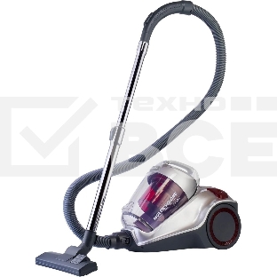 Пылесос Hyundai HYV-C4570 2400Вт серебристый/красный