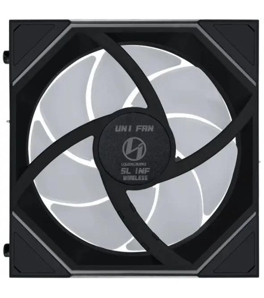 Вентилятор для корпуса Lian-Li Uni Fan SL-INF Wireless 120 ARGB 120х124.5x28 черный 4-pin 29.2дБ (упак.:3шт) (G99.12SLIN1W3B.R0) Ret