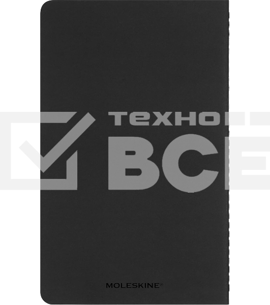 Блокнот Moleskine CAHIER NASA-INSPIRED SKCAHLP7063S2 Large 130х210 мм 120 стр. нелинованный мягкая обложка серебристый/черный Moon (2 шт)