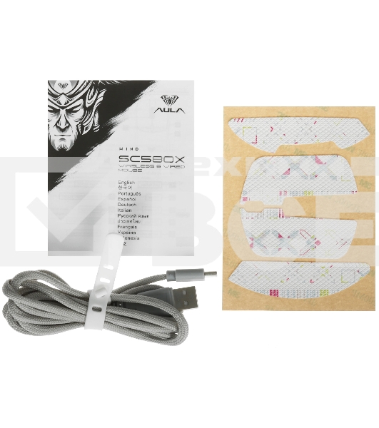 Мышь AULA SC580X white