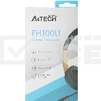 Гарнитура A4Tech Fstyler FH100U желтый/черный, проводная, фото4