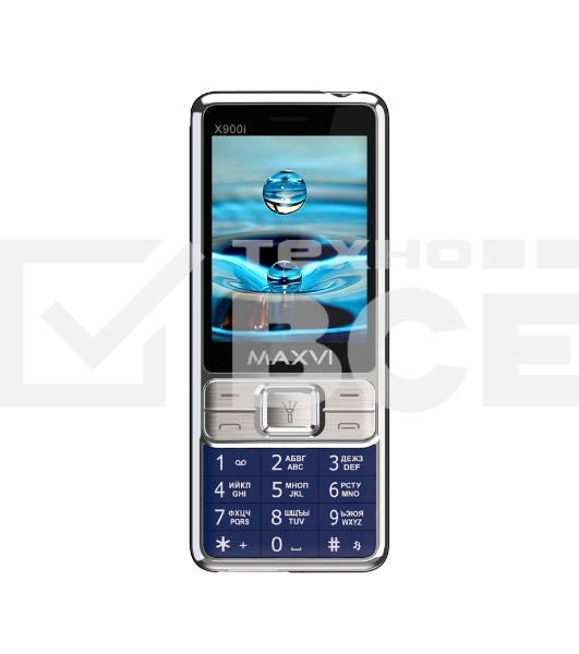 Мобильный телефон Maxvi X900i синий