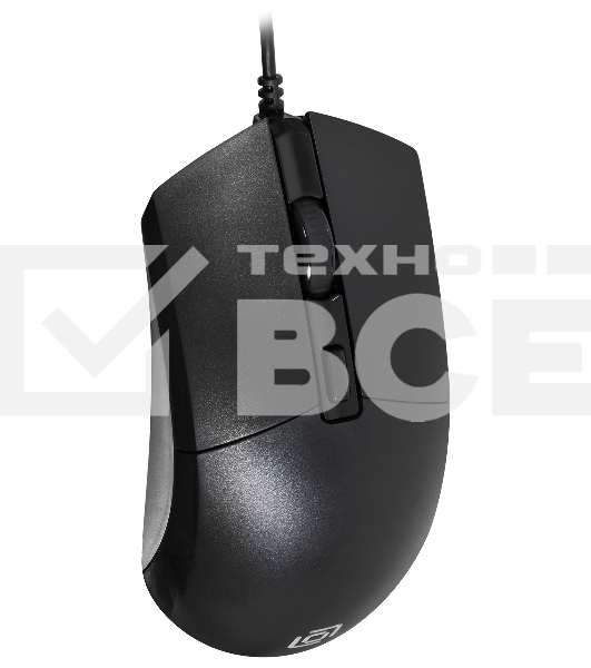 Мышь проводная Oklick 207M черный, 2400 dpi, USB, кнопки - 4