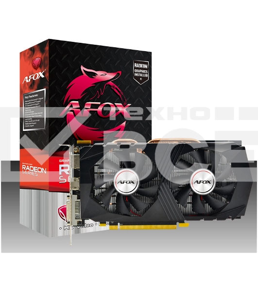 Видеокарта AFOX R9 370 ATX Dual Fan 4GB GDDR5 256bit DVI HDMI DP  (784009) {20}