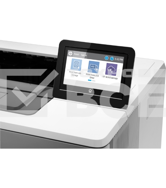 Принтер лазерный HP LaserJet Enterprise M507x (1PV88A#B19), A4, ч/б, печ. до 43 стр/мин, 1200 x 1200 dpi, USB, RJ-45, Wi-Fi, BlueTooth, Air Print, Mopria