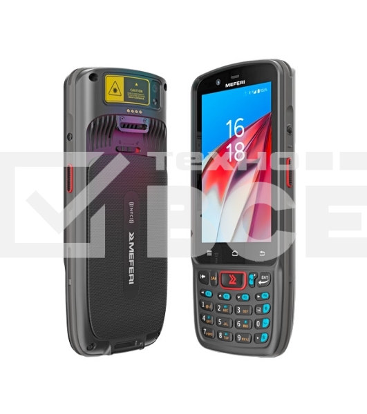 Терминал сбора данных Meferi ME40K (ME40K-Q112BM13YNC5S) 2D Image Meferi SE5070, 4/64 ГБ, Android 12, USB, Bluetooth, WiFi, NFC, USB Type-C, MicroSD, SIM, 2G, 3G, 4G, POGO-PIN, 4 