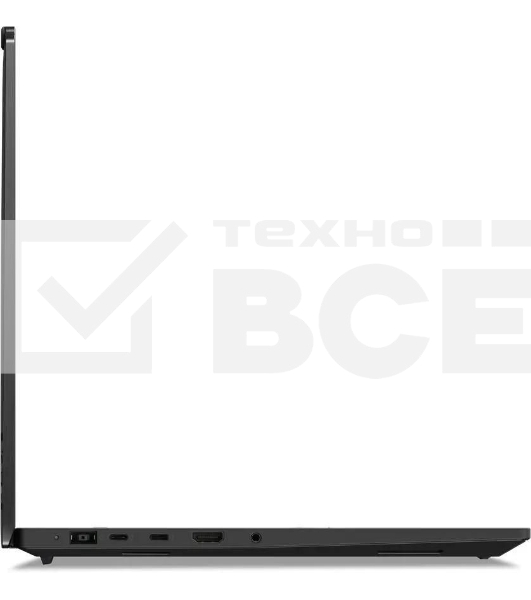 Ноутбук Lenovo ThinkPad P1 G7 черный Core Ultra 7 165H 32Gb SSD1Tb Intel Arc 16