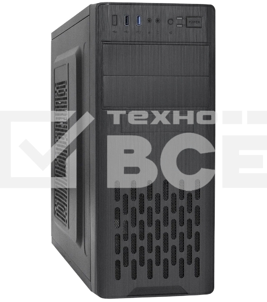 Компьютерный корпус Miditower ExeGate CP-606U-UNS450 (ATX, БП UNS450 с вент. 12см, 1хUSB/1хUSB 3.0, аудио)