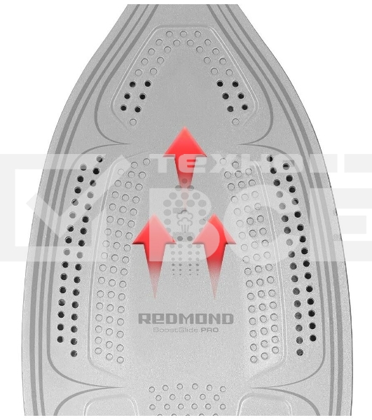 Утюг Redmond RI-C283 2400Вт красный/черный