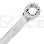 Ключ комбинированный трещоточный Denzel 14712 18 мм, CrV, матовый хром, фото5