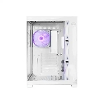 Корпус без блока питания PCCooler C3T700 ARGB WH, Midi-Tower, TG, 4x120мм ARGB, 1xUSB-A 3.0 + 1xUSB-A 2.0 + 1xUSB-C, ATX, mATX, mITX белый, фото3