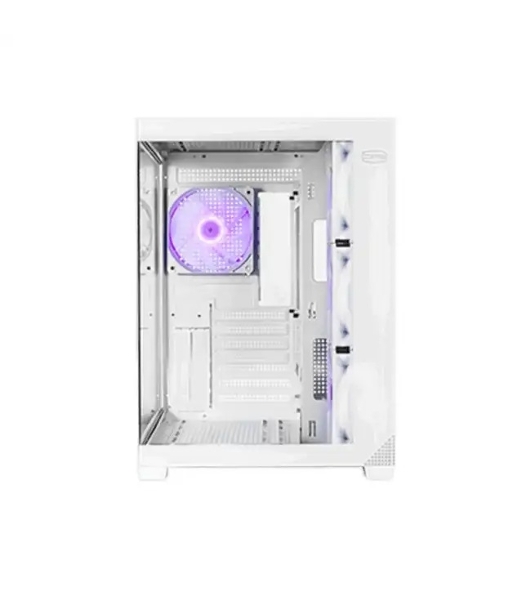 Корпус без блока питания PCCooler C3T700 ARGB WH, Midi-Tower, TG, 4x120мм ARGB, 1xUSB-A 3.0 + 1xUSB-A 2.0 + 1xUSB-C, ATX, mATX, mITX белый