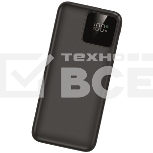 Внешний АКБ AKSBERRY E101 Violet PD22.5W/QC22.5W с дисплеем 10000mAh, черный