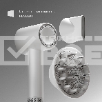 Фен для волос с BLDC-мотором и диффузором, Tuvio HD16EI01, белый, фото6