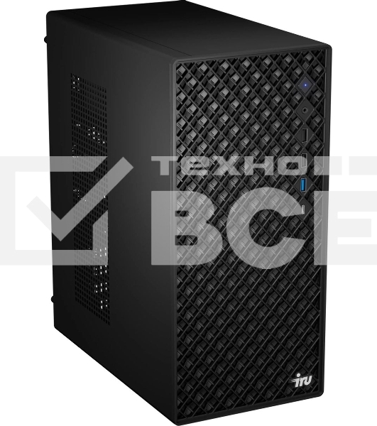 Компьютер IRU Tactio 520B6SB MT Ryzen 5 7600 (3.7) 16Gb SSD 512Gb RGr Win 11Pro 2.5xGbitEth 450W черный (RUS) (2131211)