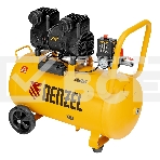 Компрессор безмасляный малошумный Denzel DLP-1500/50, 1,5 кВт, 50 л, 2850 об/мин, 250 л/мин, фото3