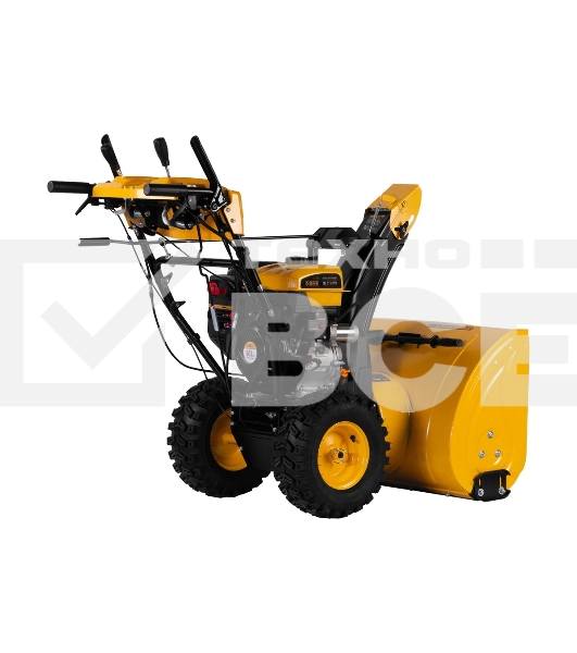 Бензиновая снегоуборочная машина Denzel SBL 711D PRO, 302cc, эл.старт, фара, обогрев, блок. дифф.