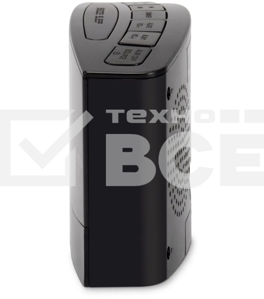 Радиобудильник Hyundai H-RCL238 черный LCD подсв:белая часы:цифровые FM