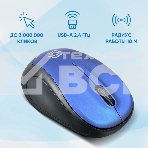 Мышь беспроводная Oklick 665MW черный/синий, 1000 dpi, радиоканал, USB, кнопки - 3, фото9