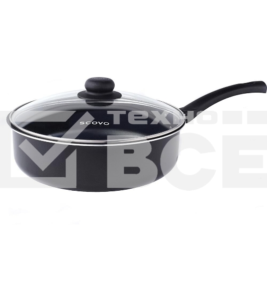 Сотейник SCOVO RC021 Consul а/пр 26см стекл/кр