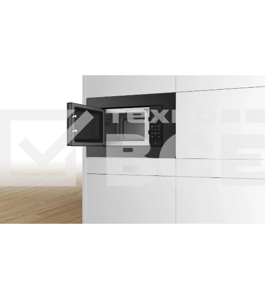 Микроволновая печь Bosch BFL623MB4 черный (встраиваемая)