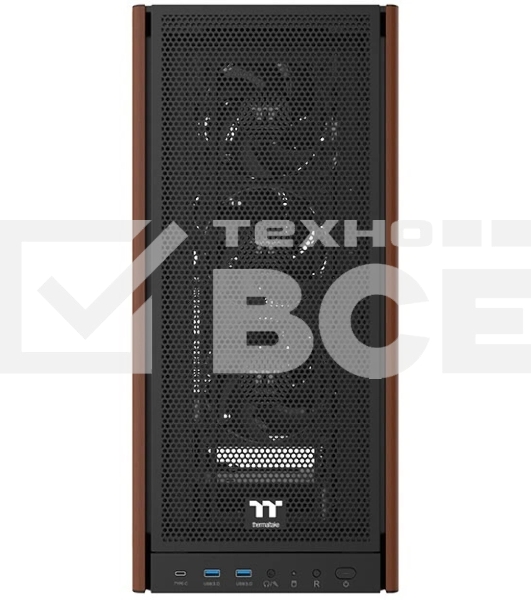 Корпус Thermaltake S370 WS, Midi-Tower, чёрный, 4 x 120 мм