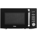 Микроволновая печь Haier HMB-DM208BA черный/серебристый, 20 л, 800 Вт, переключатели - кнопки, поворотный механизм, фото 1