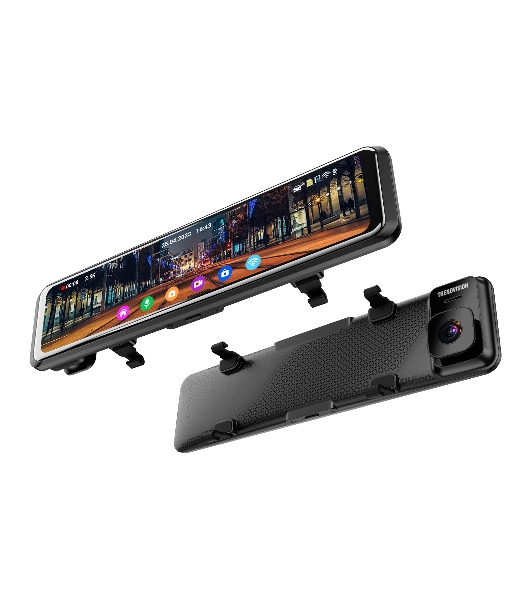 Видеорегистратор TrendVision MR-1100, 3840x2160, 11', с камерой заднего вида, GPS/ГЛОНАСС, Wi-Fi, G-сенсор