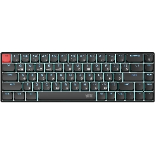 Клавиатура Acer Nitro OKR400 механическая черный USB беспроводная BT/Radio Multimedia for gamer LED (ZL.KBDEE.01A) кабель 1.5м