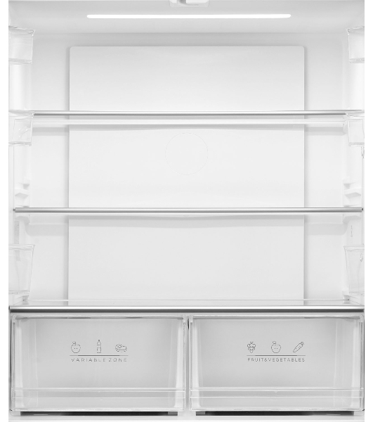 Холодильник Schaub Lorenz SLU X490GI3EI бежевый стекло трехкамерный 300/124л морозилка снизу, No Frost, Side by Side