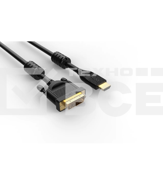 Кабель HDMI AM/DVI(24+1)M, 1.8м, CU, 1080P@60Hz, 2F, VCOM <CG484GD-1.8M>