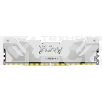 Оперативная память Kingston Fury Beast, DDR5, 16GB (1x16GB), 7200MHz, CL38, с радиатором, белый, фото 1