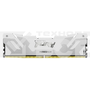 Оперативная память Kingston Fury Beast, DDR5, 16GB (1x16GB), 7200MHz, CL38, с радиатором, белый