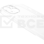 Чехол (клип-кейс) BoraSCO для Apple iPhone 15 прозрачный (72413), фото3