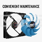 Вентилятор для корпуса AeroCool/Formula Motion 12 Plus черный, 120 мм, 1200 об/мин, 22.1 дБ, 3 pin, фото4