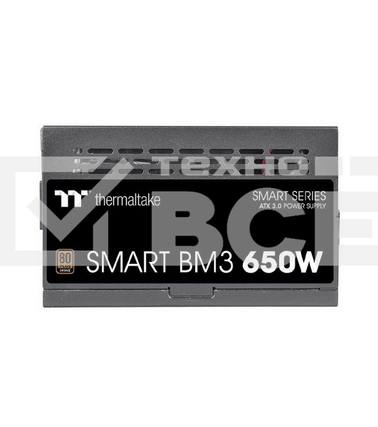 Блок питания Thermaltake Smart BM3 (PS-SPD-0650MNFABE-3), 650Вт, 80 PLUS Bronze, 120мм, модульный, черный