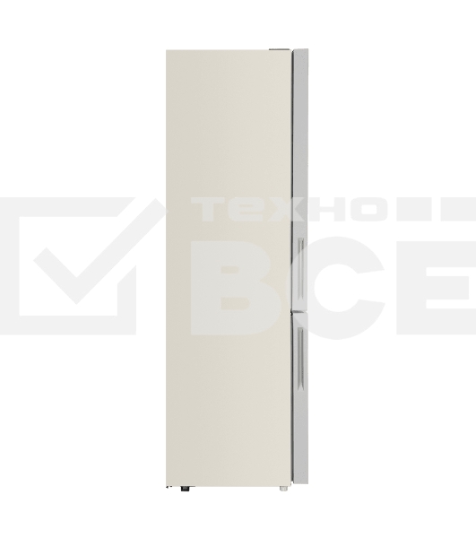 Холодильник Maunfeld MFF200NFBG Inverter бежевый двухкамерный инвертор 271/106 л морозилка снизу, No Frost