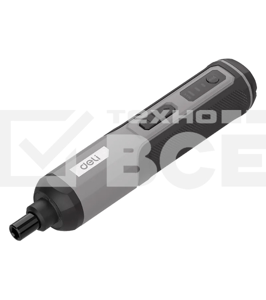 Отвертка аккумуляторная Deli DC160, (4В, 2А*ч, 5Нм, 300об/мин, Type-C, набор бит 24 шт, пласт. кейс)