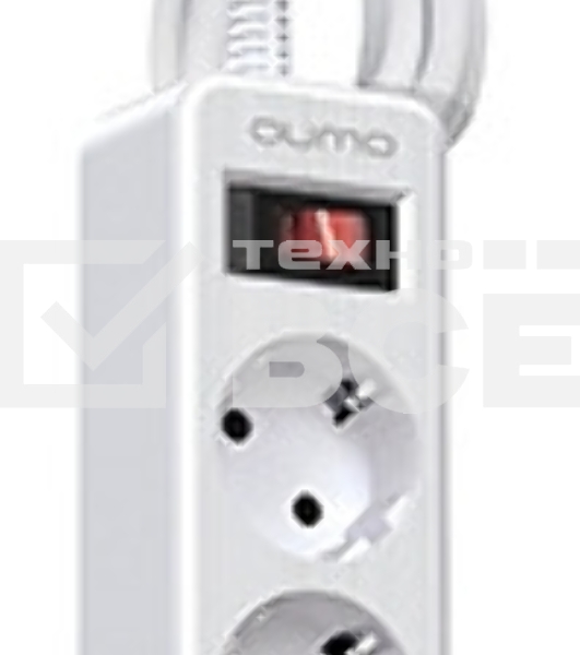 Сетевой фильтр QUMO Power Bar  5SP4U (P-0005), белый