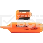 Текстовыделитель Silwerhof Blaze 108036-06 скошенный пиш. наконечник 1-5мм оранжевый картон, фото2