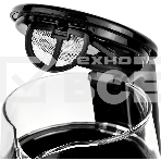 Чайник Centek CT-0019, 1100Вт стекло, черный и серебристый, фото4