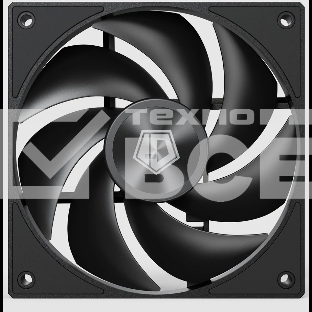Вентилятор для корпуса ID-COOLING AF-1230-K черный, 120 мм, 2000 об/мин, 31.1 дБ, 4 pin