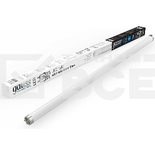 Лампа светодиодная Gauss Elementary T8 10Вт 6500К G13 800лм 600мм стекло поворотная