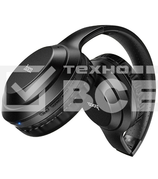 Беспроводные/проводные наушники HOCO W30 FUN MOVE черный, накладные, Bluetooth + проводной, до 8 ч.