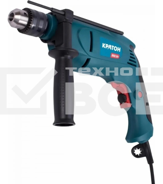 Дрель ударная Кратон PD-850 850Вт ключевой реверс (3 02 01 010)